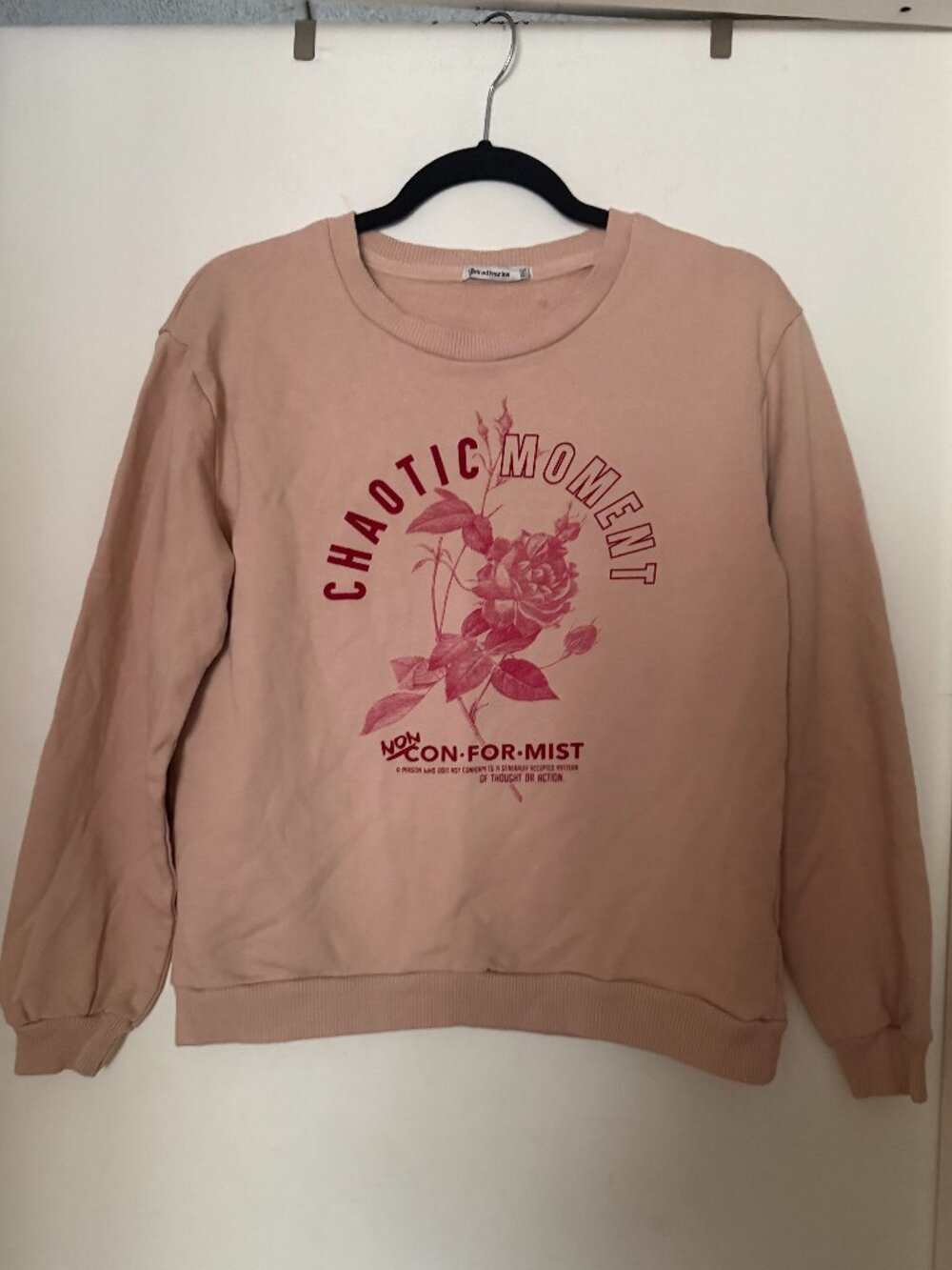 🩷 Stradivarius “Chaotic Moment” Graphic Sweatshirt 🩷